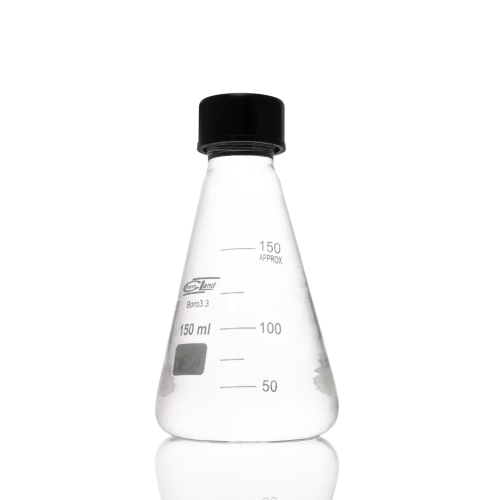 Kolba stożkowa BORO 3.3 z nakrętką – 0,15L