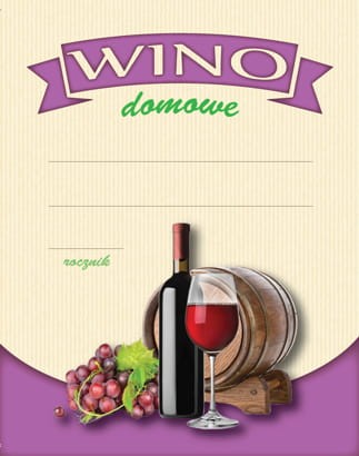 Etykiety na czerwone wino domowe