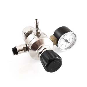 Reduktor OXYTURBO pojedynczy do butli CO2 / 1 manometr