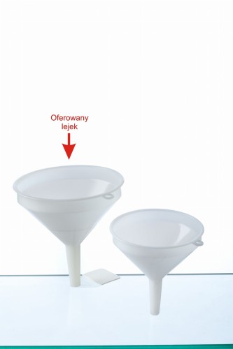 Lejek plastikowy do butelek 15cm