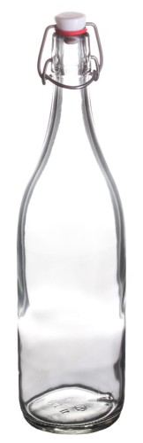 Butelka 1L z zamknięciem patentowym, na piwo i cydr