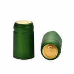 Kapturki termokurczliwe 31x55 zielone - 10szt