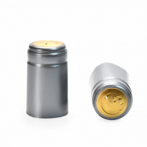 Kapturki termokurczliwe srebrne