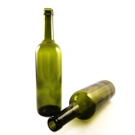 Butelka na wino 750ml kolor OLIWKA 1szt.