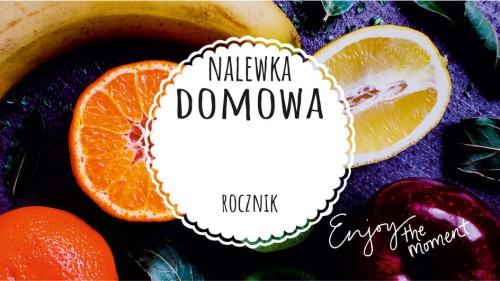 Etykieta MODERN NALEWKA CYTRUSOWA