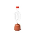 Korek – kaptur gumowy 40mm do rurki fermentacyjnej