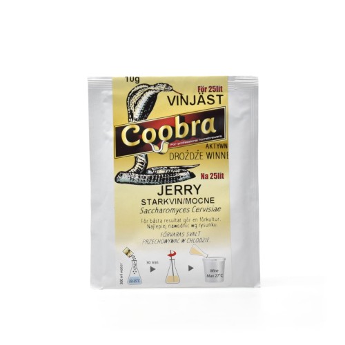 Drożdże winne aktywne Coobra Jerry 10g