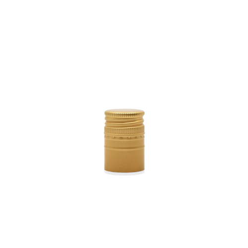 Złota zakrętka długa 30x44mm do butelki na wino