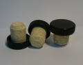 Korek 19mm grzybek plastik czarny.png