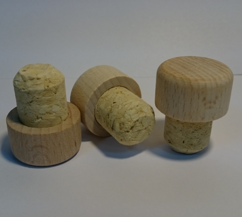 Korek 19mm grzybek drewno jasne 29-16mm.png