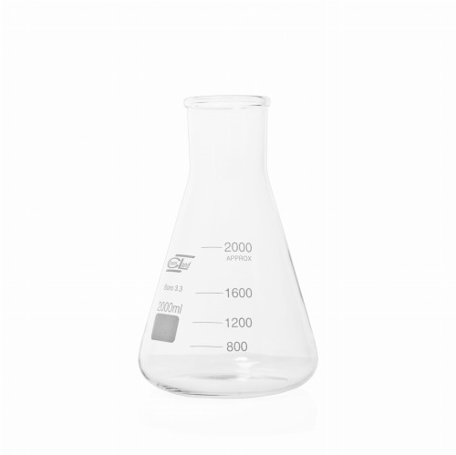 Kolba BORO stożkowa szeroka szyja - 2000ml