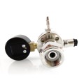 Reduktor OXYTURBO pojedynczy do butli CO2 / 1 manometr