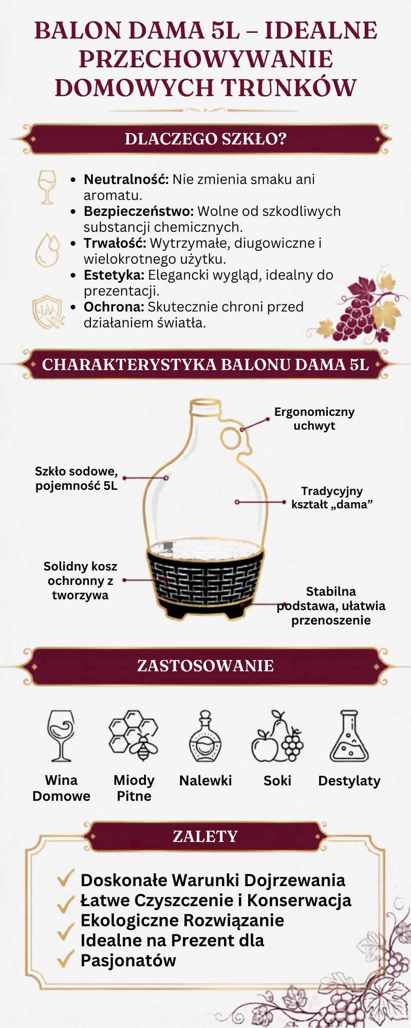 Zalety balonów Dama